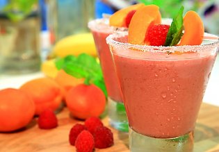 Himbeer- Aprikosen- Smoothie